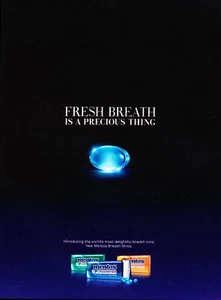 MENTOS MINT AD #12 MAGAZINE promo AD 2013 - Picture 1 of 1