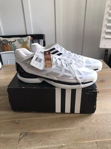 Adidas 2011 Adizero Crazy Light Basketball Sneaker Black White Men's Size 16 New - Picture 1 of 8