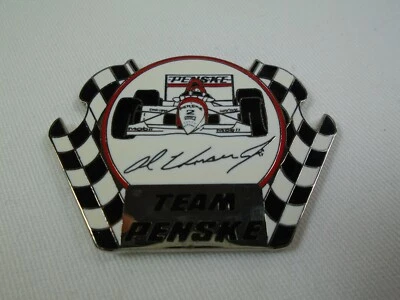 Al Unser Jr Team Penske Collector Lapel Pin Mobil IndyCar Indianapolis 500 Cart - Image 1 of 4