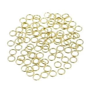 Öse, rund, 5 x 0,7 mm, 100 Stk., vergoldet - Picture 1 of 1