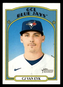2021 Topps Heritage Minor League #39 CJ Van Eyk Card - Picture 1 of 2
