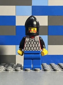 LEGO Castle Black Knights cas152 Knight Scale Mail Minifigure 1971 Vintage Lot - Picture 1 of 2