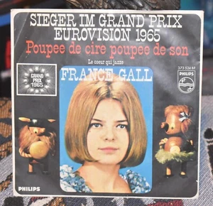 Sieger Im Grand Prix Eurovision 1965 FRANCE GALL Philips Vintage Vinyl - Picture 1 of 3