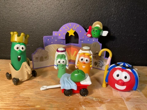 Pick and Choose VeggieTales Nativity Scene Set 2001 Big Idea Cover