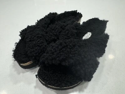 Birkenstock Papillo Daytona Shearling Teddy Crossover Sandal Size 39 MSRP $150 - Image 1 of 4