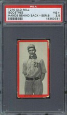 1910 T210-6 Old Mill Eddie Goostree (Hands Behind) PSA 3.5 Winchester Hustlers