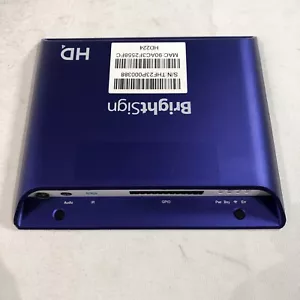 Reproductor multimedia de señalización digital Brightsign HD224 HDMI 4K SIN adaptador de CA - Imagen 1 de 5