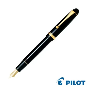 PILOT fountain pen Custom74 Black FKKN-12SR-B-SF nib 14K No.5 DHL - Picture 1 of 10
