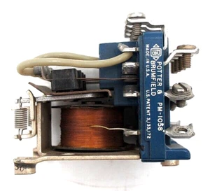 Potter & Brumfield PM-1058 18 VDC Power Relay 4PDT Open Style - Picture 1 of 4