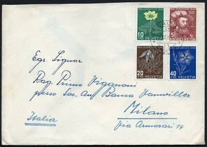 642 - Svizzera - Pro juventute e timbro Panettone Motta su busta, 06/12/1949 - Imagen 1 de 2