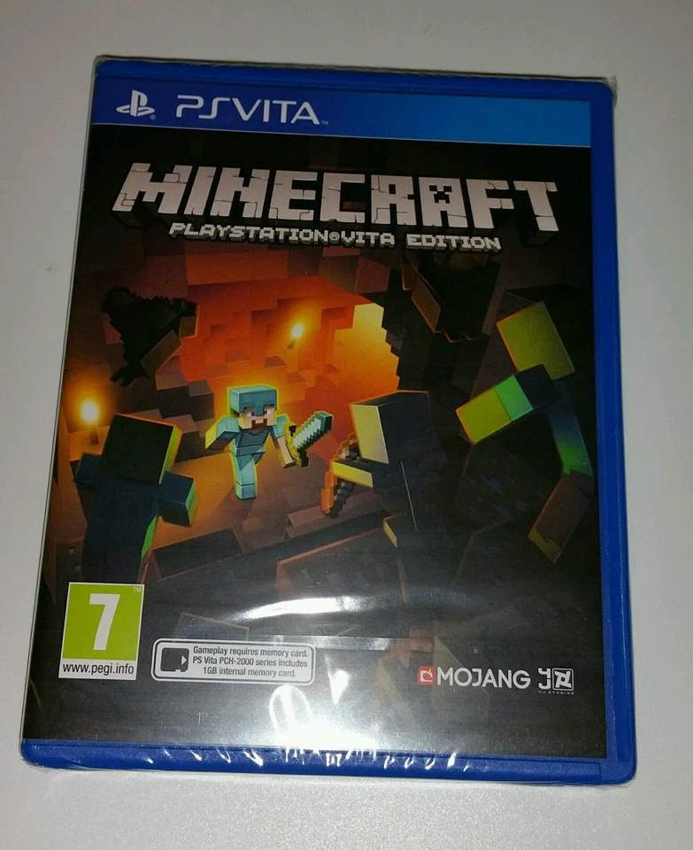 MINECRAFT PS Vita New Sealed UK PAL mine craft Sony PlayStation PSV mindcraft - Image 1 of 1