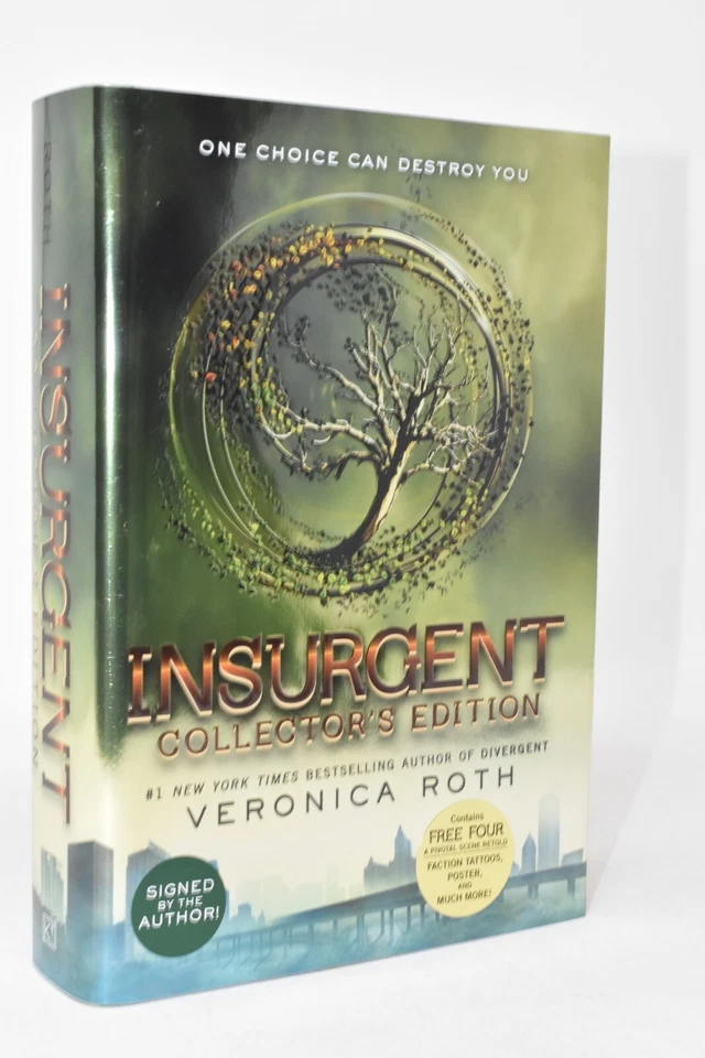 SIGNED 1st PRINT Insurgent Collectors ED Veronica Roth (Divergent) Purple NEW Foto 1 de 4