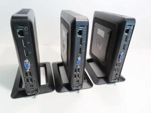 LOT OF 5X HP T520 AMD-GX212JC THIN CLIENT 1.2GHZ 4GB RAM NO OS, NO SSD W/ADAPTER - Picture 1 of 4