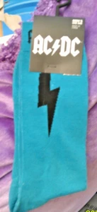 NWT AC/DC Socks Men's SHOE SIZE 7-12 Novelty Socks FREE SHIPPING - Picture 1 of 1