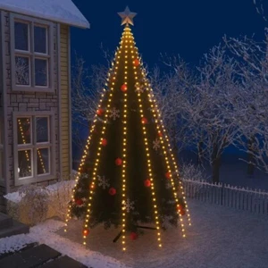 vidaXL 16,4 ft Christmas Tree Light, 500 LED Waterfall Lights for Tree Topper - Picture 1 of 4