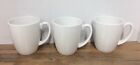 (3) Corelle White Cups Mugs For Tea/Coffee 3.75? Tall
