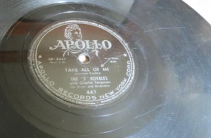 78RPM Apollo 5 Royales Charlie Ferguson - Baby Don't / Take All Me, clean V V- - Picture 1 of 5