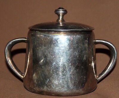  Details About  Vintage German Hepp Exclusiv Silver Plated Sugar Bowl • 71.61$