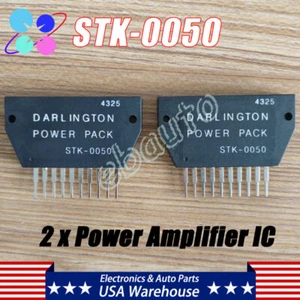 2PCS 10-Pins Power Amplifier IC For SANYO STK0050 STK-0050 - Picture 1 of 7