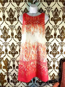 Vince Camuto Mantel über den Knien gefüttert - rosa-Reißverschluss - ärmellos - Damen 6 EUC! - Bild 1 von 6
