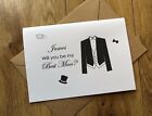 Personalised Will you be My Best Man, Our Usher, Page Boy - Wedding Invite, Card
