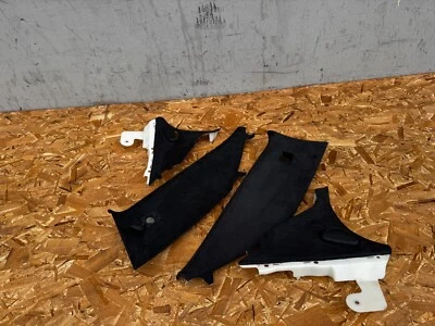 RIGHT LEFT C PILLAR TRIM SUEDE ALCANTARA BLACK JAGUAR XF XFR OEM (2009-2015) - Image 1 of 4