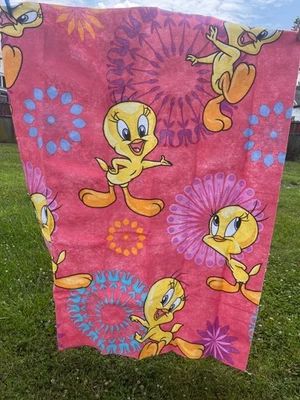 Looney Toons TWEETY 45x60 Made in USA Blanket NOS - Image 1 of 4