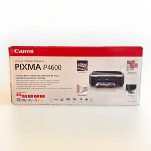 Canon PIXMA Inkjet Photo Printer iP4600 Color Printing Auto-Document Feeder - Picture 1 of 7