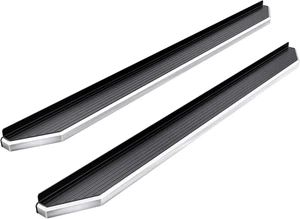 Flat Running Board 6" Polished Compatible with Toyota Tundra 2022-2025 Crewmax ( - Picture 1 of 12