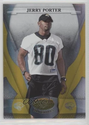 2008 Leaf Certified Materials Mirror Gold /25 Jerry Porter #66 - Image 1 of 2