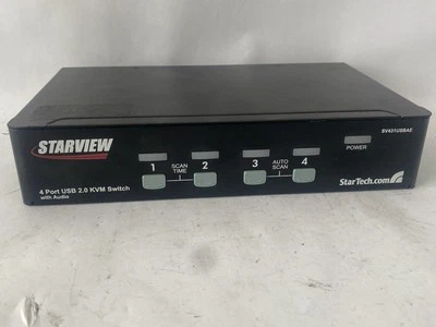 StarTech.com 4 Port DVI USB KVM Switch with Audio & USB 2.0 Hub - SV431USBAE - Image 1 of 4