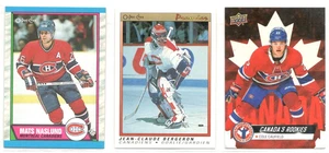 1989 OPC Mats Naslund | J.C Bergeron Premier RC | Caufield NHCD Canadiens Lot x3 - Bild 1 von 3