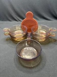 Corning Vision Ware - 4 cuencos para agarrarlo V-150 y 1 tapa de plástico y 1 sartén de 5,5" - Imagen 1 de 8