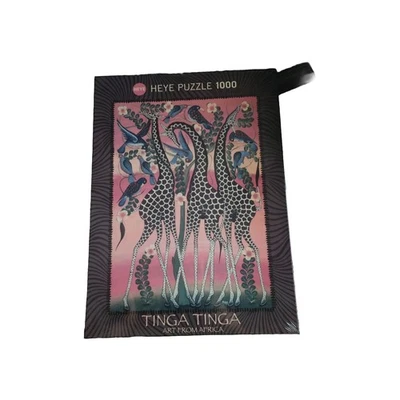 Heye Puzzle "Tinga Tinga" - "Giraffes" - "Mkumba" - 1000 pcs - 50x70 cm - Immagine 1 di 3