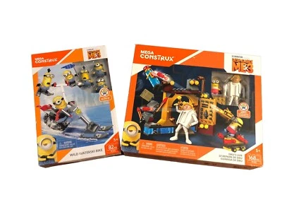 Despicable Me 3 Dru's Lair & Wild Waterski Bicicleta Juego de Construcción Mega Construx NUEVO Foto 1 de 2