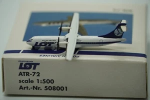 Herpa Wings LOTTO 1:500 compagnie aeree polacche ATR-72 (508001) - Foto 1 di 8