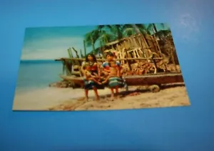 Panama Vintage Postkarte San Blas Indianer San Blas Inseln  - Bild 1 von 2