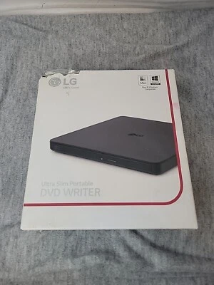 LG Electronics 8X USB 2.0 Super Multi Ultra Slim Portable DVD Writer - GP63EX70 - Image 1 of 4