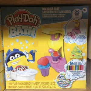 Play-doh Bath Moldable Soap Sweet Shop Bath Factory 22 Pieces - Picture 1 of 2