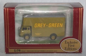 EXCLUSIVE FIRST EDITIONS 23601 1:76 BEDFORD TK LUTON BOX LORRY GREY GREEN BOXED - Picture 1 of 14