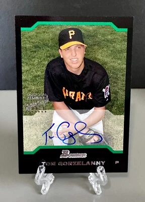 2004 Bowman Auto Tom Gorzelanny #165 Auto - Image 1 of 2