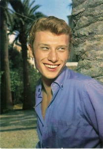 "Johnny HALLYDAY" Carte-postale originale années 60 (Ektachrome KASPARIAN) - Imagen 1 de 2