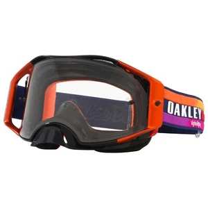 OAKLEY AIRBRAKE MOTOCROSSBRILLE - TLD NAVY SUNRISE / KLARE LINSE - Bild 1 von 3