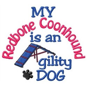 My Redbone Coonhound is An Agility Dog Fleece Jacket - DC1792L Size S - XXL