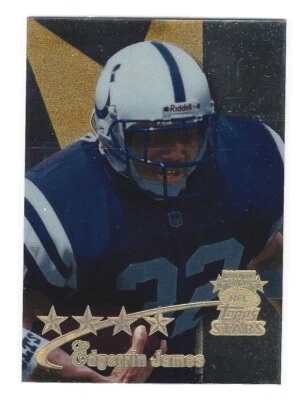 1999 Topps Stars - Four Star #8 Edgerrin James (RC) - Image 1 of 2