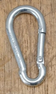 M6 6mm Climbing Carabiner Clip Snap Locking Spring Hook - Bild 1 von 2