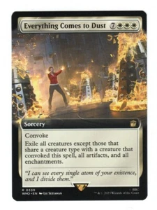 MTG - Everything Comes To Dust - Normal Extended Art - Doctor Who - Near Mint - Picture 1 of 2