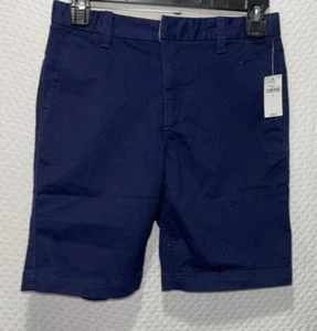 GAP Kids Boys Size 12 Dark Knight Blue Uniform Dressy Shorts NWT - Picture 1 of 4