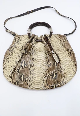 Michael Kors Collection Genuine Python Skorpios Ring Tote - Image 1 of 4