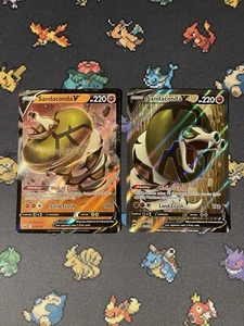 Pokémon Cards Sandaconda V 089 & 175/198 Ultra Rare Chilling Reign - (NM) #1 - Picture 1 of 8